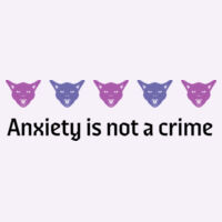 Anxiety Is Not A Crime - Chest Out & Chin Up:  - AS Colour Women's Shallow Scoop Tee - 4011 Design